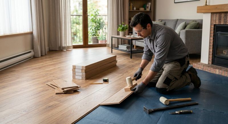 Laminate Floor Installation in Millington, TN