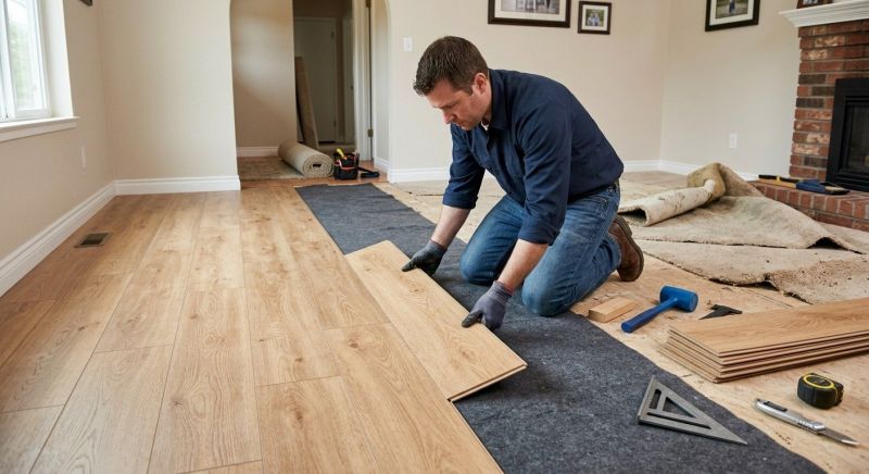 Laminate Floor Remodeling in Tipton County, TN