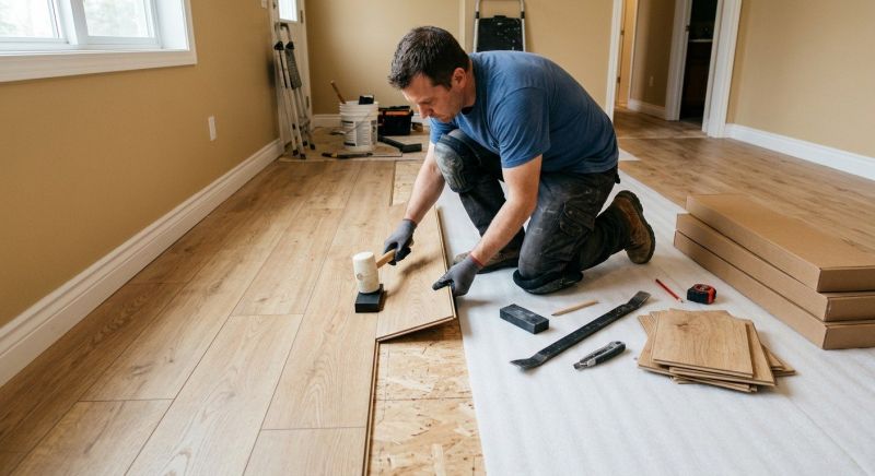 Laminate Floor Remodeling in Tipton County, TN
