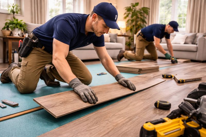 Laminate Floor Replacement in Millington, TN