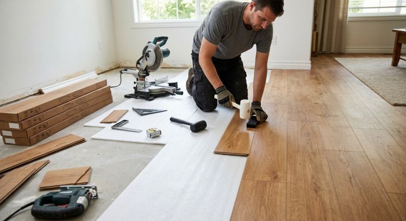 Laminate Floor Replacement in Oakland, TN