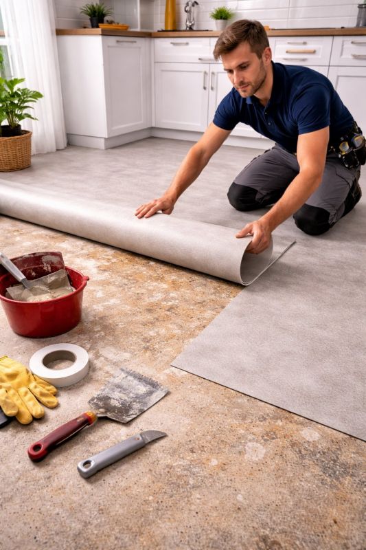 Linoleum Floor Installation in Atoka, TN
