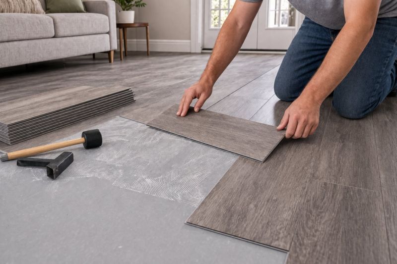 Luxury Vinyl Tile Installation in Oakland, TN