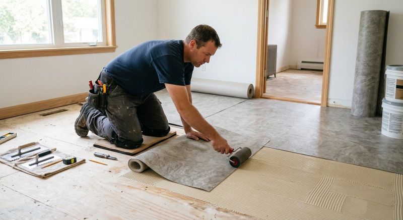 Sheet Flooring Installation in Covington, TN