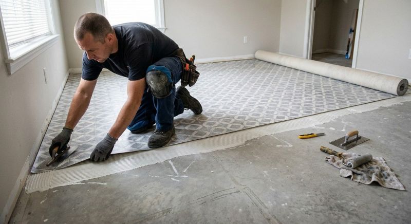 Sheet Flooring Installation in Mason, TN