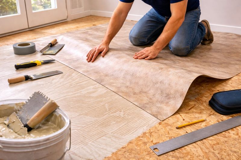 Sheet Vinyl Installation in Ripley, TN