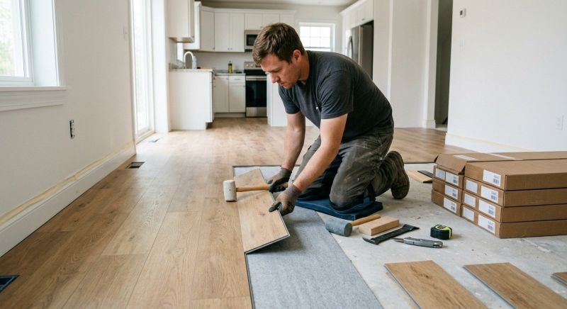 Vinyl Plank Floor Installation in Tipton County, TN